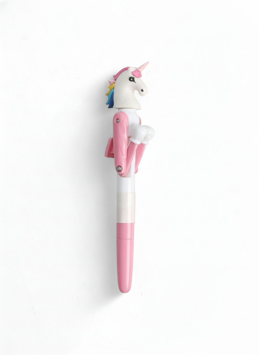 Unicorn Novelty Pen - Boxing Spring Action per la vendita all'ingrosso da parte di Willy be Smart