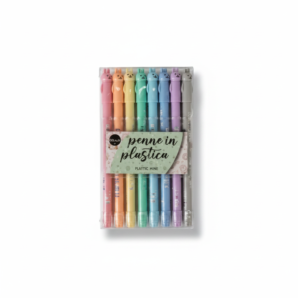 Kawaii Character Pen Set - 8 Pastel Colors e ulteriori Articoli ufficio: acquista questo articolo all'ingrosso per il tuo negozio in tendenza su Faire.