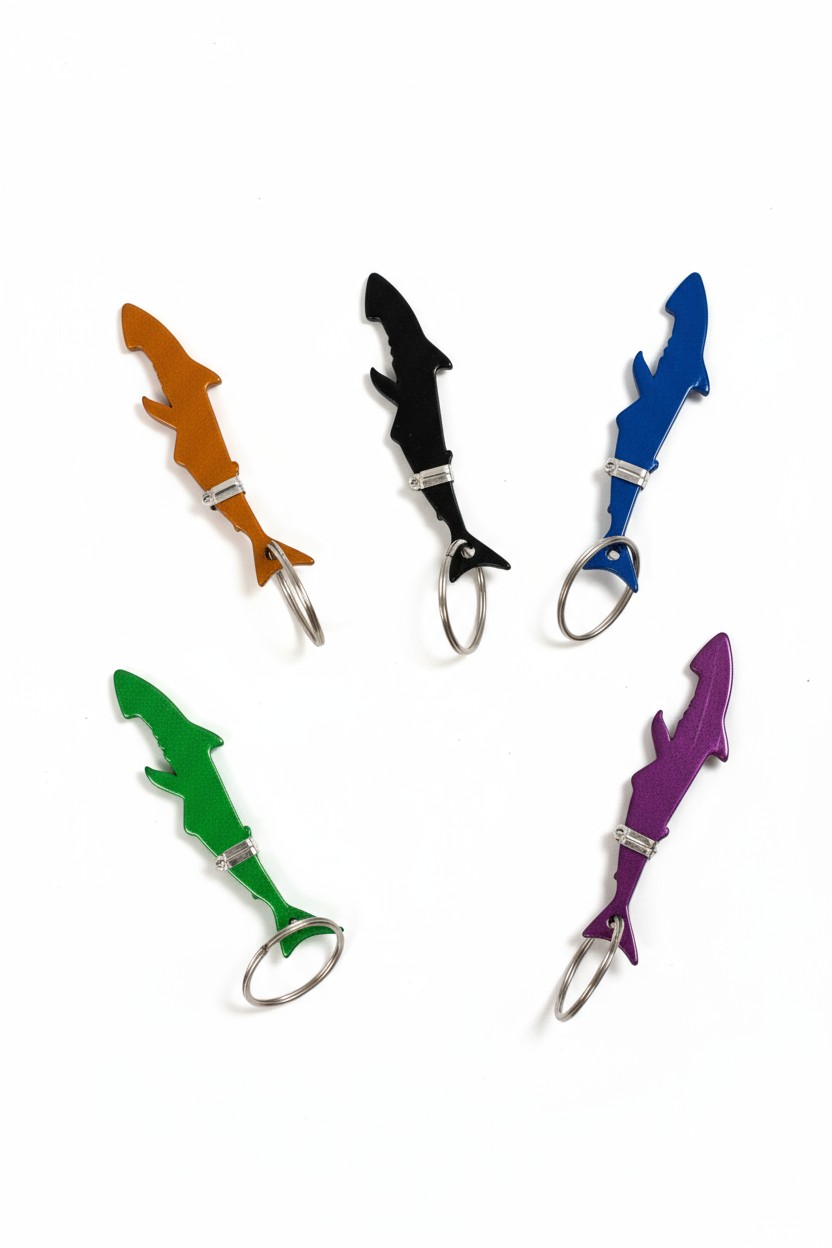 Porte-clés décapsuleur requin - gadget original et autres tendances Shark en vente B2B pour votre magasin sur Faire.