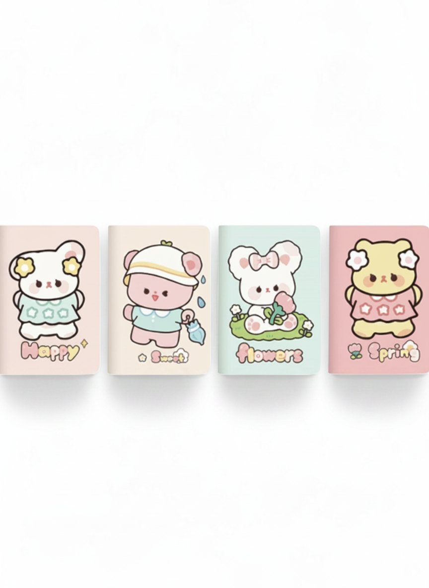 Kawaii Animal A5-Notizbuch – Niedliche Charaktere für den Großhandel von Willy be Smart