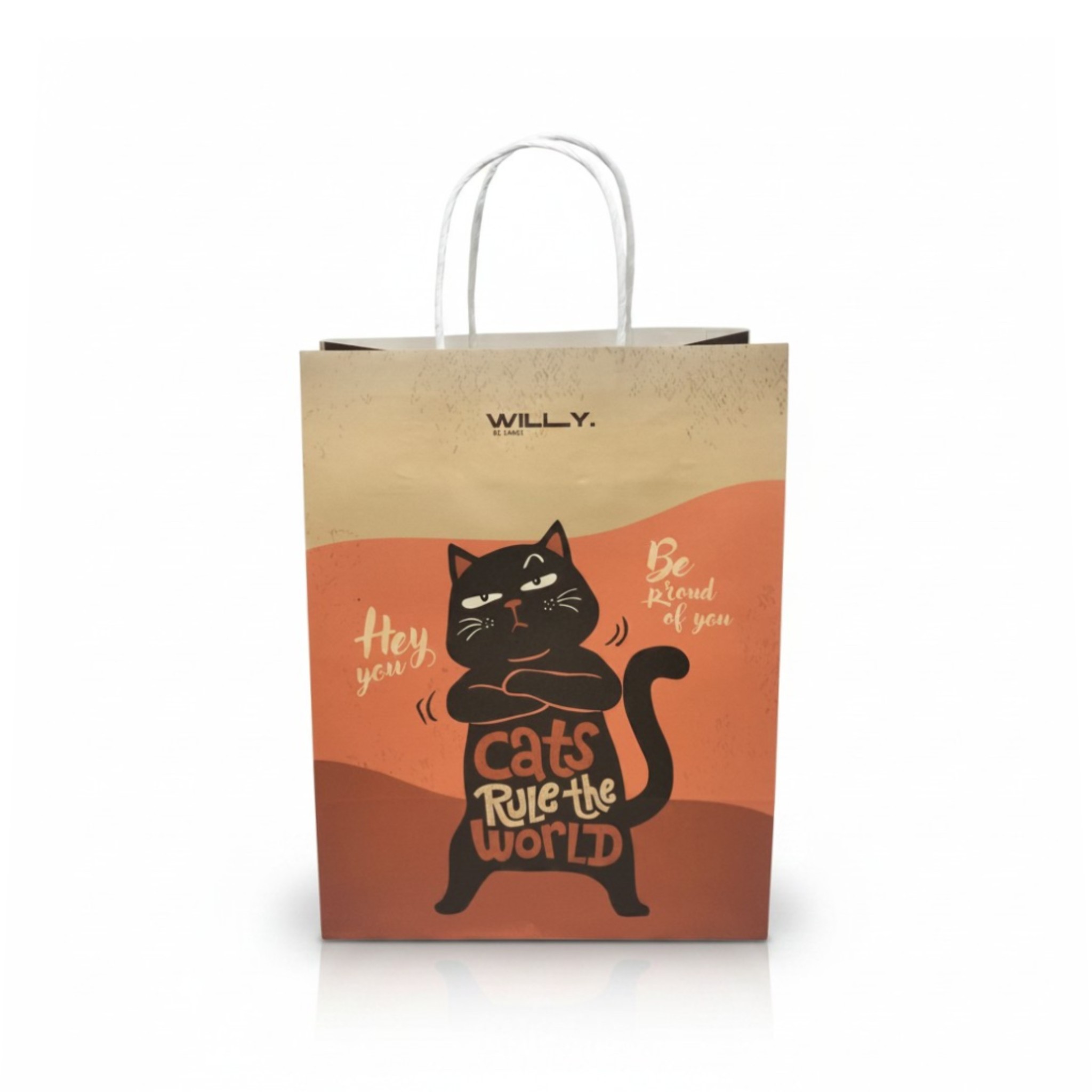 Bolsa de regalo de gato - Bolsa de compras mediana 25x20 cm y otras tendencias de Cat gifts al por mayor para tu tienda en Faire.