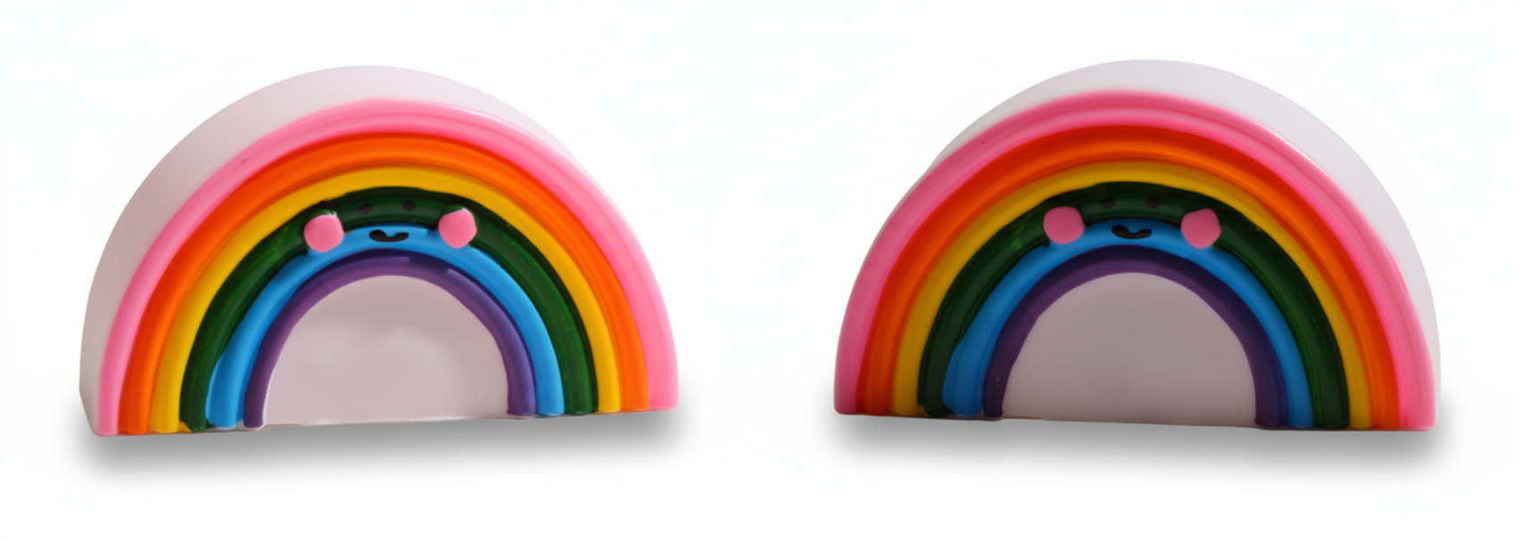 Regenboog LED-nachtlamp - Kawaii-gezichtsontwerp en andere Wholesale led lights voor je winkel trends op Faire.