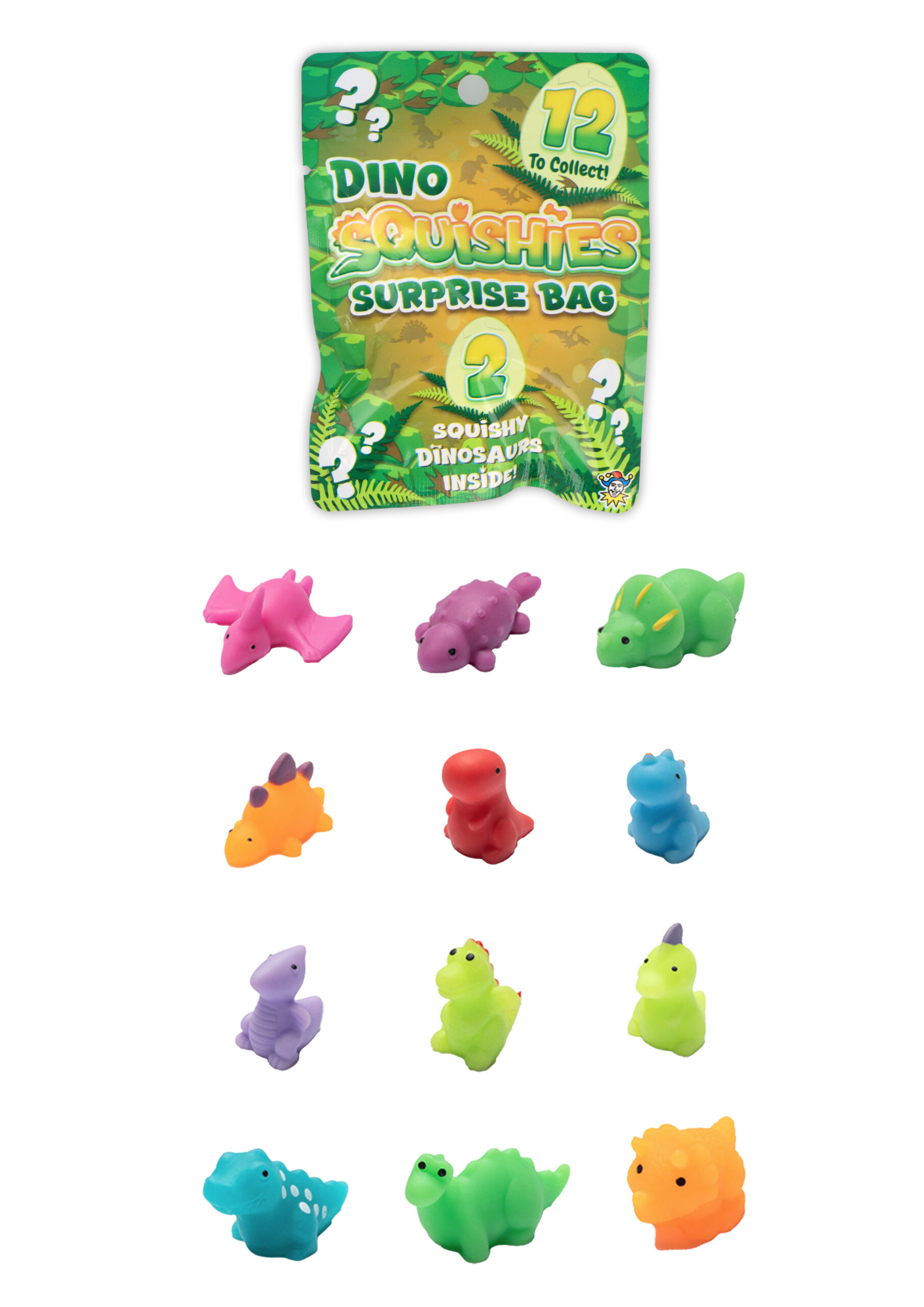 Dinosaur Squishy Toys Surprise Bag - Pack of 2 e ulteriori Giocattoli: acquista questo articolo all'ingrosso per il tuo negozio in tendenza su Faire.