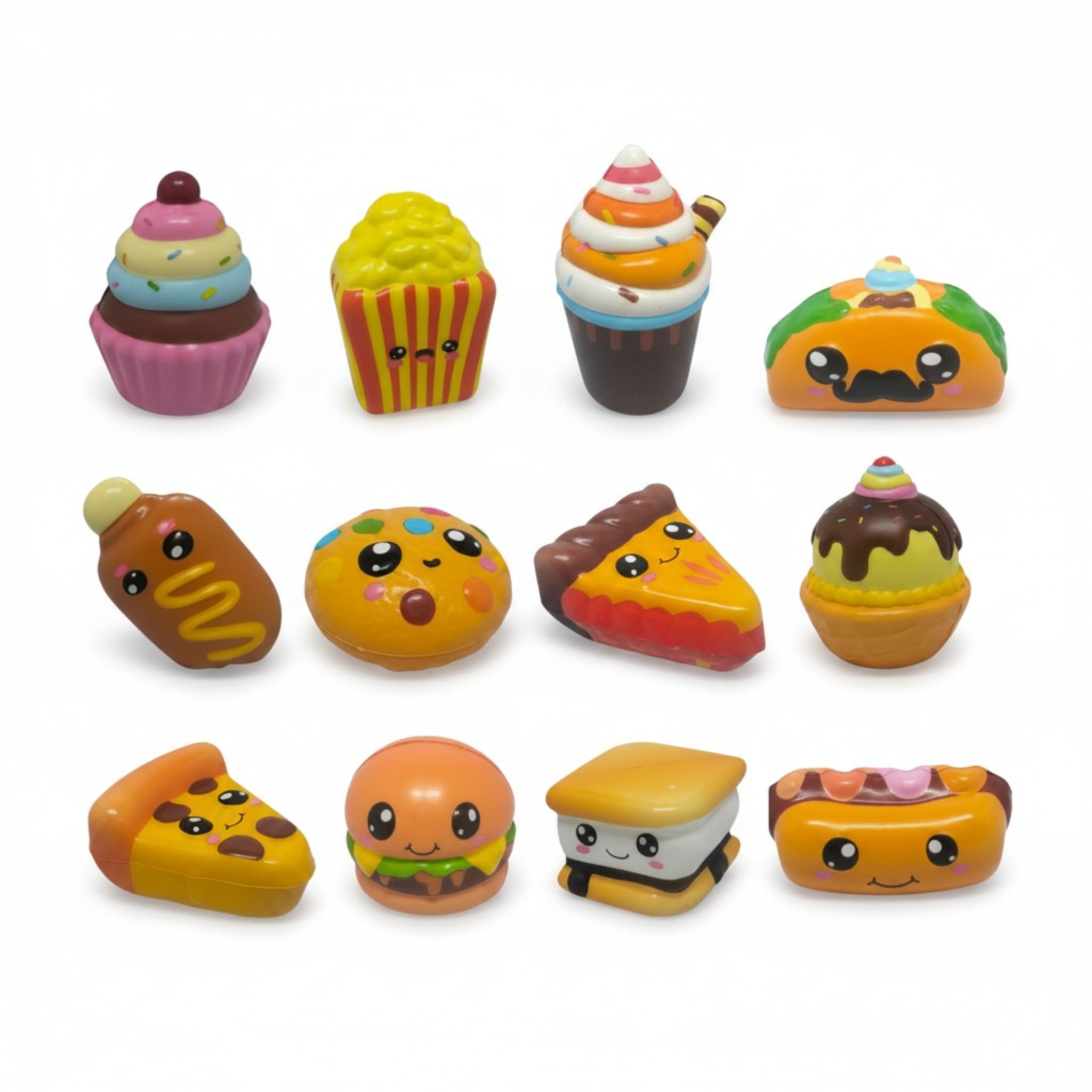 Kawaii Food Stress Toys - Squishy Anti-Stress Pack e ulteriori Giocattoli: acquista questo articolo all'ingrosso per il tuo negozio in tendenza su Faire.