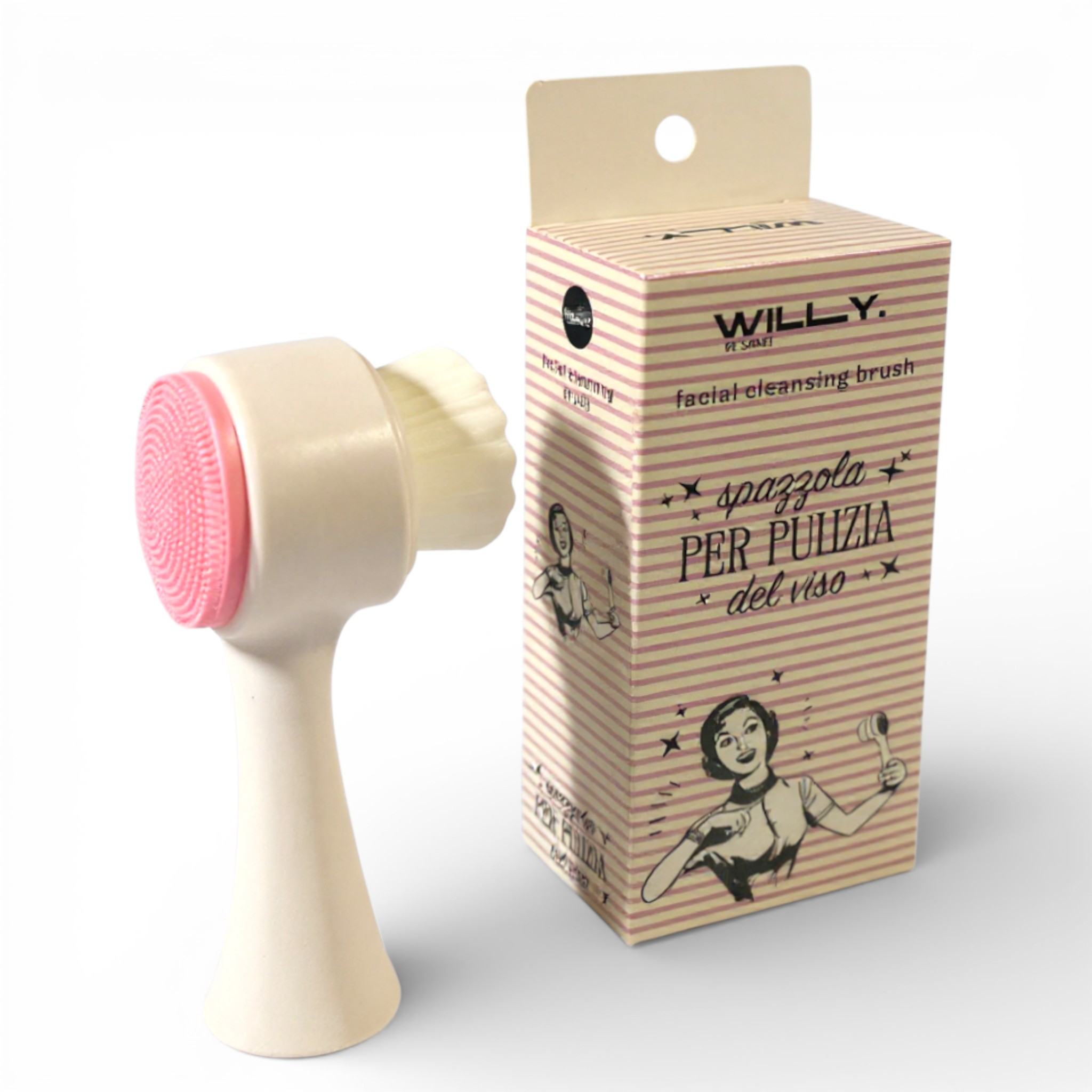 Facial Cleansing Brush - Silicone Beauty Tool per la vendita all'ingrosso da parte di Willy be Smart