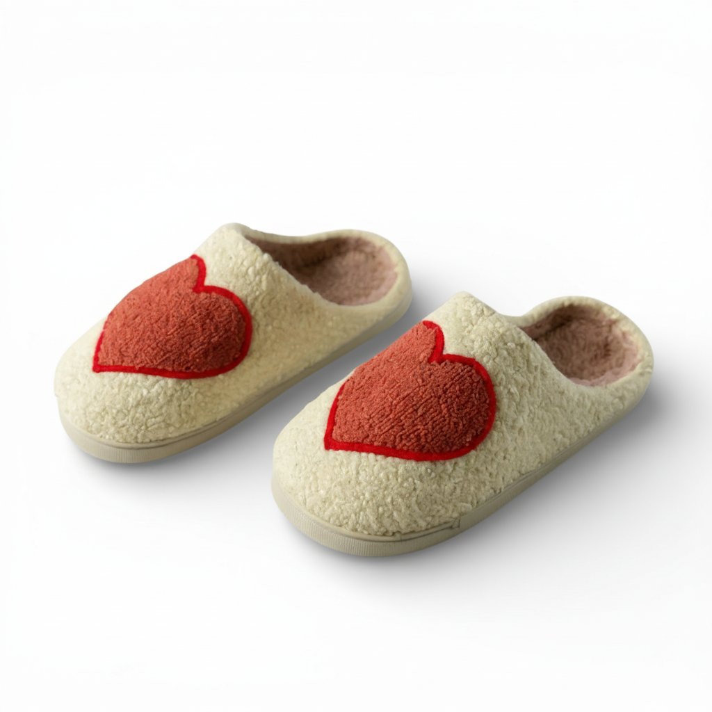 Heart House Slippers - Fluffy Cozy Design e ulteriori Ciabatte: acquista questo articolo all'ingrosso per il tuo negozio in tendenza su Faire.