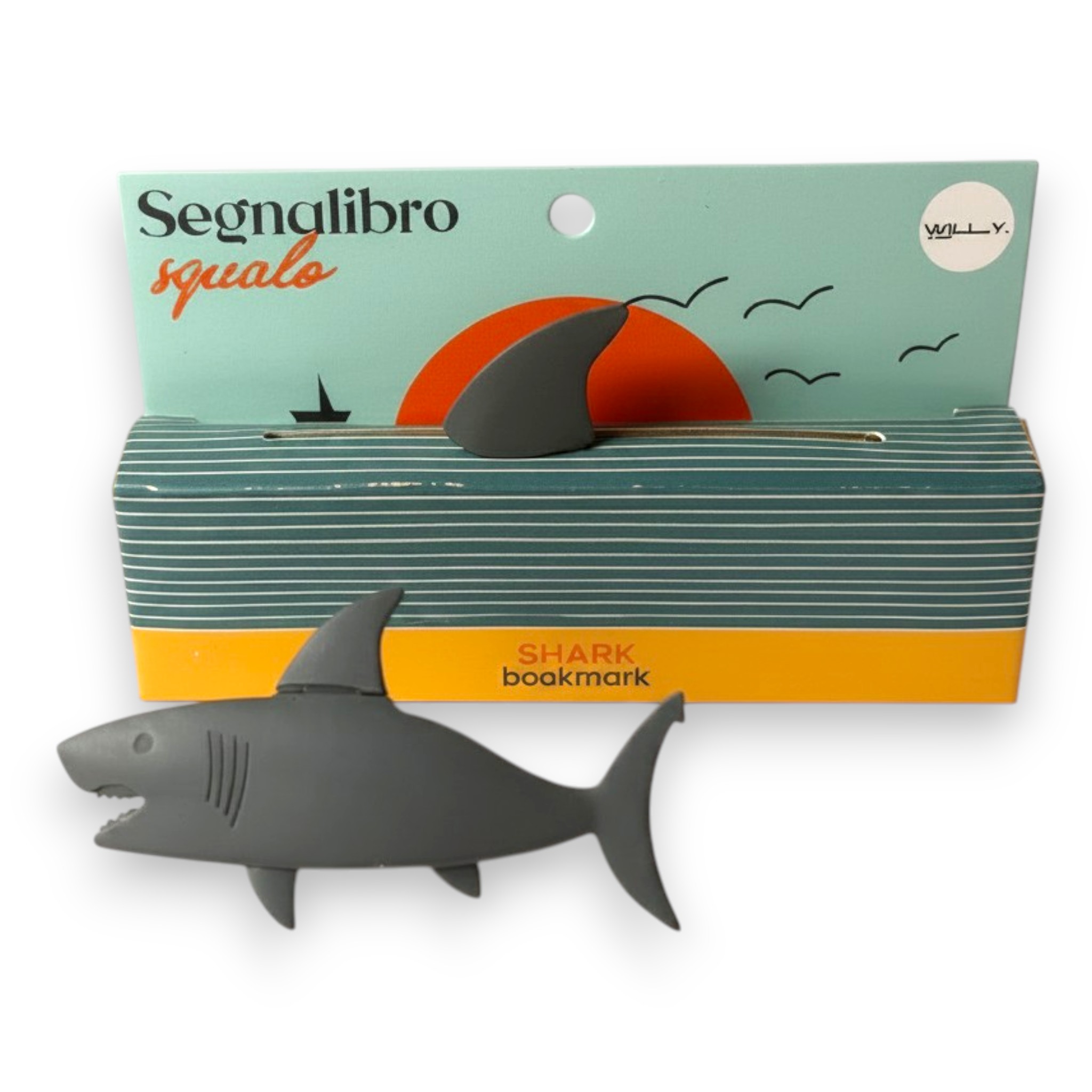 Marque-page requin - accessoire de lecture nageoire grise et autres tendances Shark en vente B2B pour votre magasin sur Faire.